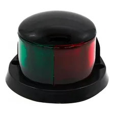 Luz De Navegação Para Proa Bicolor Preta Em Led Foto mini 1