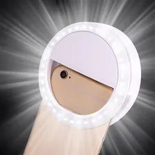 Luz De Selfie Ring Light Flash Anel Led Celular Recarregável Foto mini 2