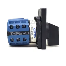 Lw26-20 Yh3/3 Chave Rotativa Comutador Para Voltimetro Foto mini 3
