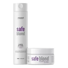 Mac Paul Kit Safe Blond Violeta Shampoo E Máscara Matizadora Foto  mini 1