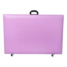 Maca Dobravel Portatil Maleta Estetica Depilação Massagem Cor Lilás Foto mini 2