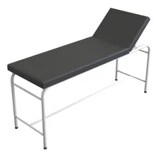 Maca Fixa Divã Mesa Exame Clínico Consultório Estética Preta Foto mini 1
