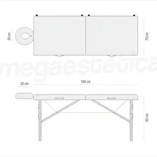 Maca Legno Antares Quiro 70cm Portátil Quiropraxia Reforçada Cor Preto Foto mini 3