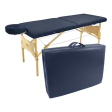 Maca Massagem Portátil Altura Regulável Antares Legno Cor Azul-marinho Foto mini 1