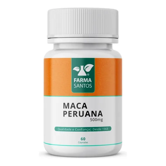 Maca Peruana 500mg 60 Cápsulas Foto 1