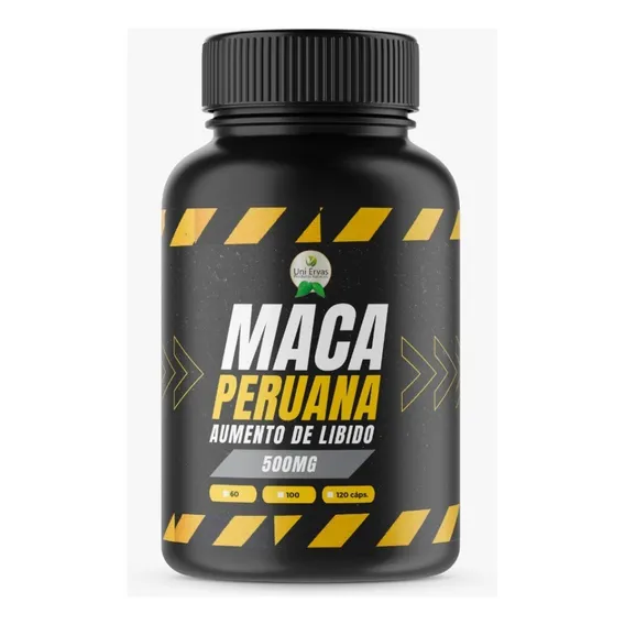Maca Peruana Pura 2g Por Dose 100 Caps - Uni Ervas Foto 1