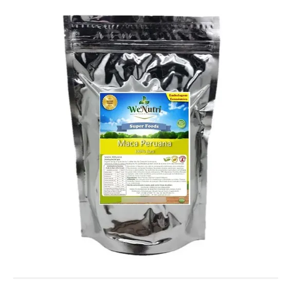 Maca Peruana Pura Em P贸 100% Pura 1kg Wenutri Sabor Foto 1