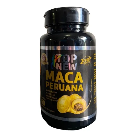 Maca Peruana Pura Topnew Original Em Capsulas, 60 Caps Foto 1