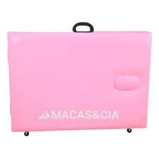 Maca Portátil Dobrável Respiro 200kg 65cm Largura Cor Rosa Foto mini  2