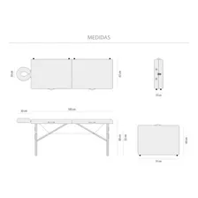 Maca Portátil Sirius 65cm Altur Regul Branca Brilhante Legno Foto mini 2