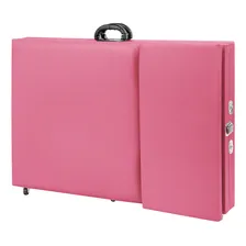Maca Portátil Standard Reclinável Altura Regulável Mais Capa Cor Pink Foto mini 3