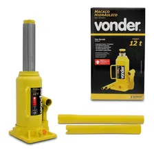 Macaco Hidráulico Tipo Garrafa 12 Toneladas Vonder Cor Amarelo Foto mini 2