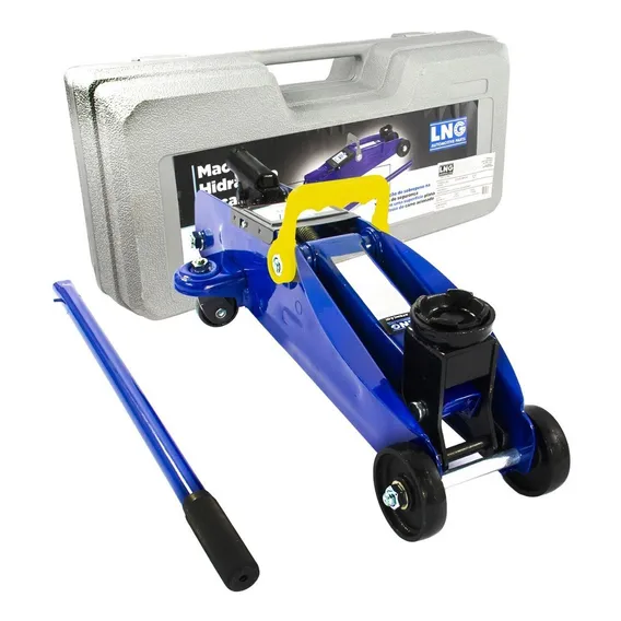 Macaco Hidraulico Universal 2 Ton Tipo Jacarezinho C/ Maleta Foto 1