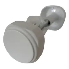 Maçaneta Bola Para Fechadura Porta Stam Modelo 02 - Branca Foto  mini 1