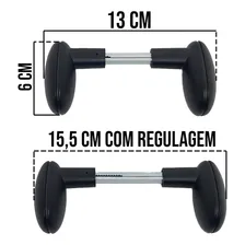Maçaneta P/porta Fechadura Modelo Taco Golf Preto Universal Foto mini 3