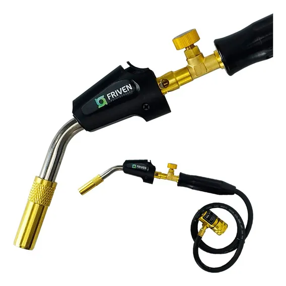 Maçarico Acendimento Automático Cano Simples Mangueira 110cm Foto 1
