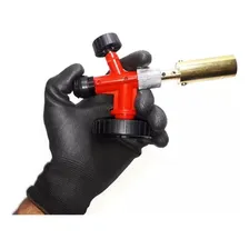 Maçarico Com Acendimento Automático E Bico Estendido Cor Vermelho Foto mini 3