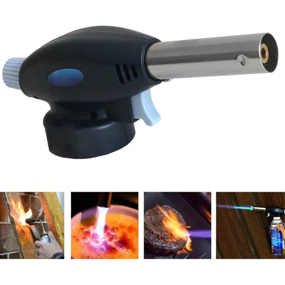 Maçarico Culinário Controle Chama Portátil Automático Foto 1
