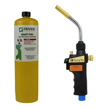Maçarico Portátil Turbo Torch Suryha Com Refil Mapp Foto mini 1