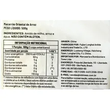 Macarrão De Arroz Bifum Towa 500g Foto mini  2