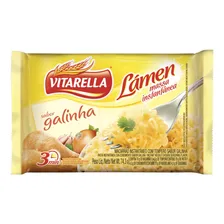 Macarrão Instantâneo Lámen Galinha Vitarella Pacote 74,3g Foto  mini 1