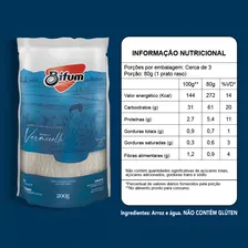 MacarrĂŁo Arroz Bifum Sem GlĂșten Vegano 200g Foto mini 2
