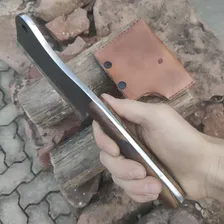 Machadinha Cutelo Pequeno Faca Artesanal Bruto Estilo Antigo Foto mini 4