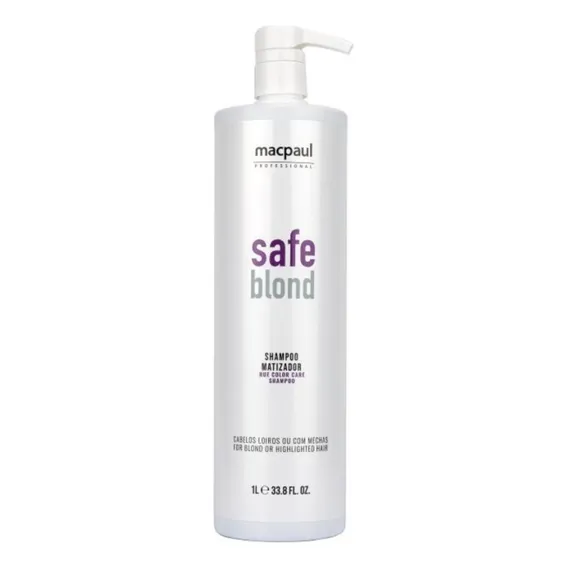 Macpaul Shampoo Safe Blond Mac Paul 1L Foto 1
