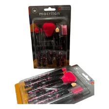 Macrilan Kit Com 5 Pincéis Pequenos Cor Rosa Foto  mini 1