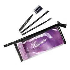 Macrilan Kit Sobrancelhas Profissional Ks100 Cor Preto Foto mini 2