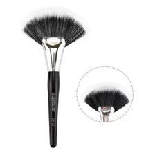 Macrilan Pincel Profissional Duo Fiber Leque Df10 Cor Preto Foto mini 1
