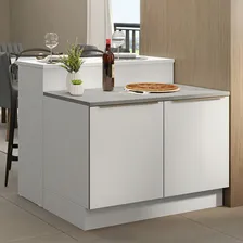 Madesa Lux GILX120001H7 ilha de cozinha branco Foto mini 1