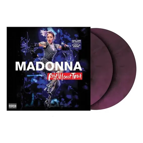 Madonna Lp Rebel Heart Tour Purple Galaxy Swirl 02-lps 2022 Foto 1