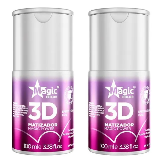Magic Color Matizador gloss magic color 100ml magic power - kit com 2un tom loiro x 100mL Foto 1