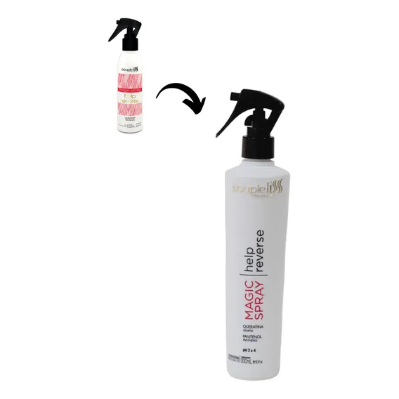 Magic Spray Help Reverse Souple Liss Queratina Pantenol Foto 1
