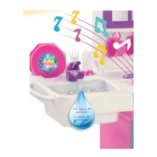 Magic Toys Mini Cozinha Infantil Completa Sai Água Fogão Pia Forno Foto mini  3