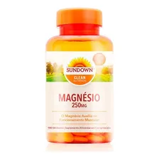 Magnésio 250mg 100 Cápsulas Magnesium Sundown Naturals Sabor Neutro Foto mini  2