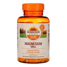 Magnésio 500mg 180 Cápsulas Sundown Magnesium Importado Foto mini 4