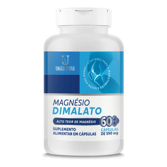Magnésio Dimalato 400mg 60 Cápsulas Foto 1