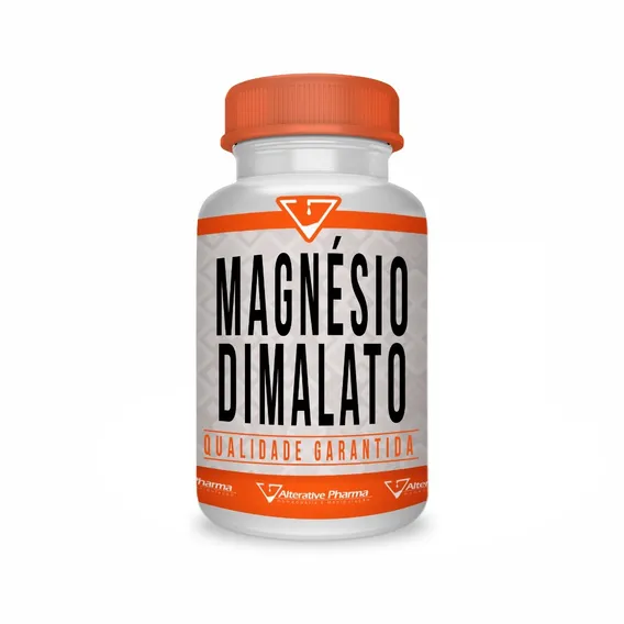 Magnésio Dimalato 550mg 120 Cápsulas Sabor Sem sabor Foto 1