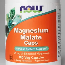 Magnésio Dimalato 840mg 180 Cápsulas Vegetais Now Foods Foto mini 2