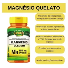 Magnésio Quelato 60 Cápsulas - Unilife Foto mini 3
