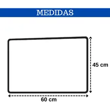 Magnetico Ima quadro lousa adesivo 60x45cm cor branco Foto mini  3