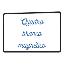 Magnetico Ima quadro lousa adesivo 60x45cm cor branco Foto  mini 1