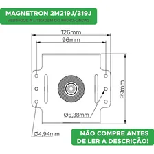 Magnetron 2m219j 2m319j Para Diversos Modelos ChipSCE Foto mini 3