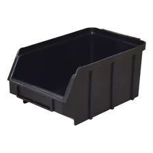 Magus Caixa Bin Organizadora Plástica Nº4 Preto Caixa Com 30 Peças Foto mini 2