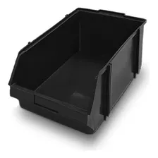 Magus Caixa Bin Organizadora Plástica Nº4 Preto Caixa Com 30 Peças Foto mini 4