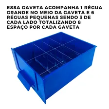 Magus Cg 3005/5 Gaveteiro Organizador Azul Multiuso Foto mini 4