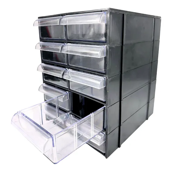 Magus Cg510 Gaveteiro Organizador Preto Multiuso Foto 1