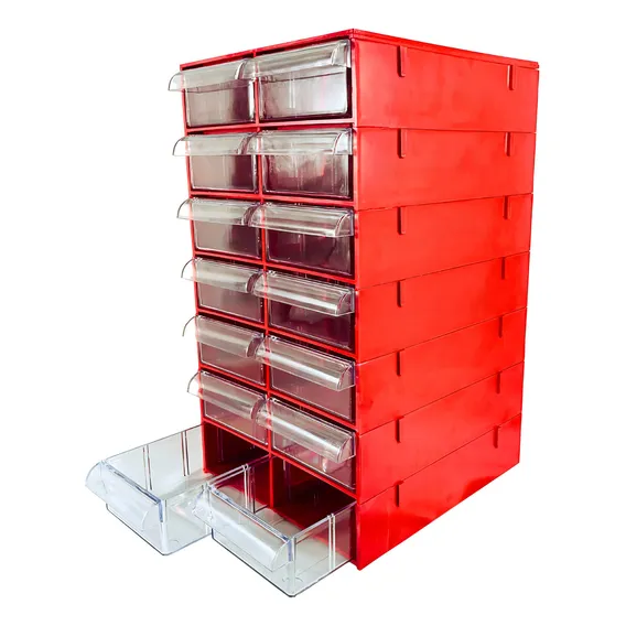 Magus Gaveteiro Organizador Vermelho Multiuso Foto 1